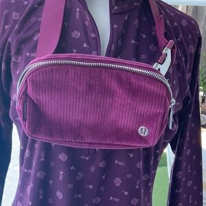 NWT Lululemon Burgundy Crossbody Bag